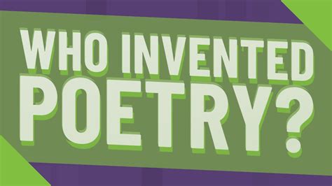 Who Invented Poetry: A Journey Through the Muses and Cultural Threads